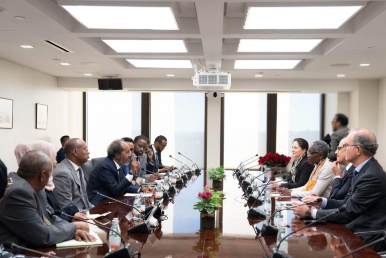 In Washington, Somalia’s President meets with IMF and World Bank officials.