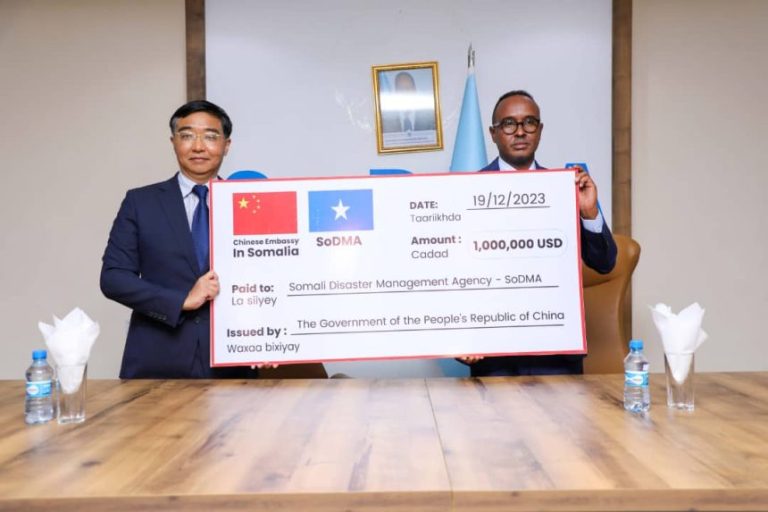 With a $1 million donation, China extends a lifeline to El Nio-hit Somalia.