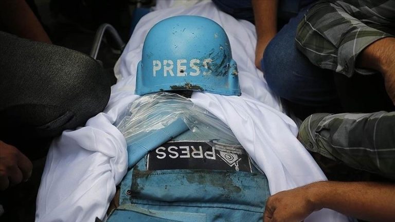 The number of Palestinian journalists slain by the Israeli army in Gaza has surpassed 100.