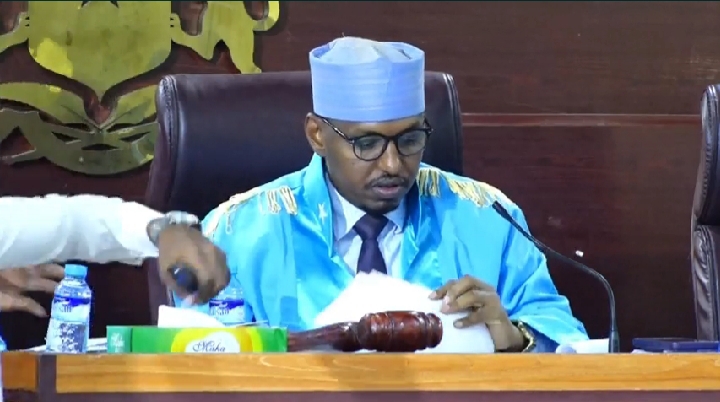 Accused officials hauled before the Court of Appeal in Mogadishu.