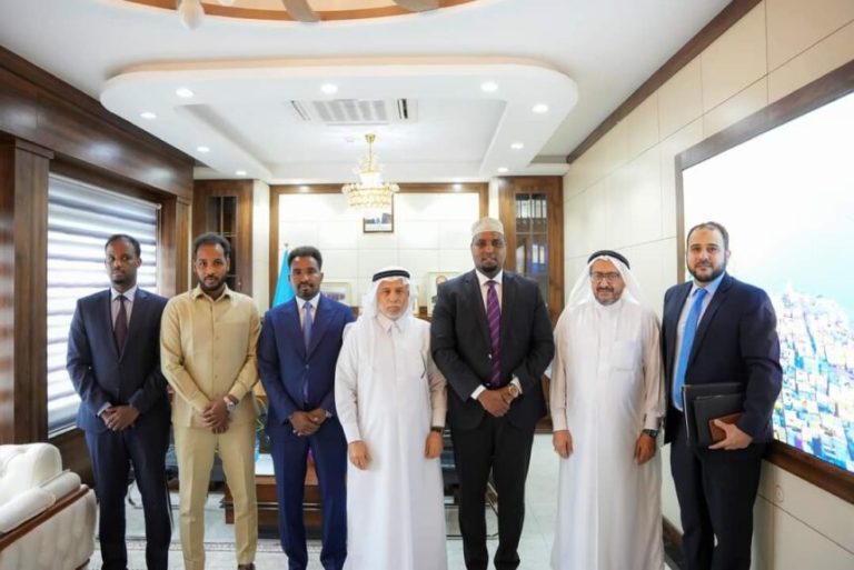 Somali Minister of Planning Meets Qatari Investors in Mogadishu.