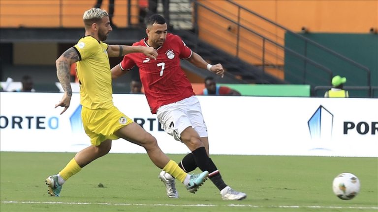 Egypt snatches a 2-2 draw against Mozambique with late penalty in Africa Cup of Nations.