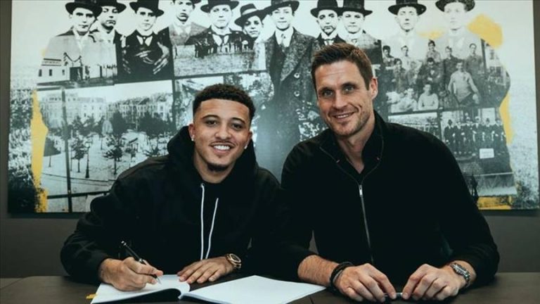 Jadon Sancho joined Borussia Dortmund on loan.