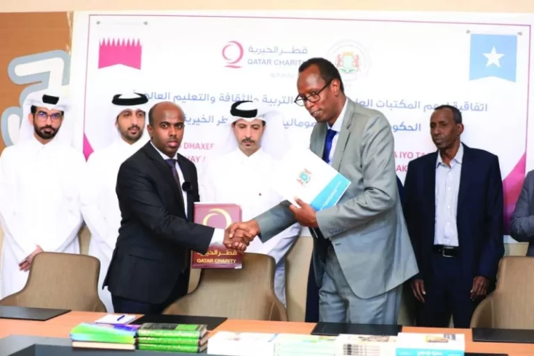 Qatar Charity signs deal to enhance public libraries’ performance in Somalia