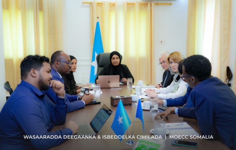 Minister of Environment meets with UNDP representatives.