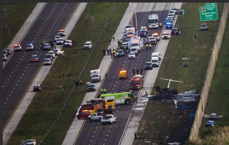Two people die after plane attempts emergency landing in southwest Florida