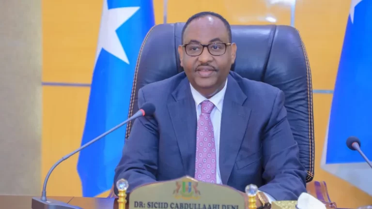 President Said Deni announces the new Puntland Government Council 2024.