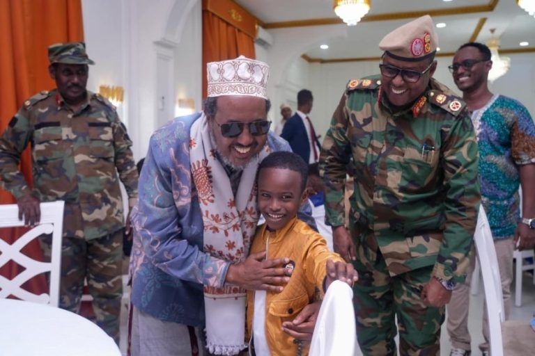 President celebrates Eid with children of fallen soldiers and pledges to uphold their legacy.
