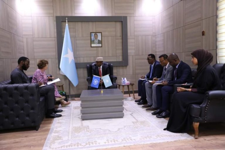 FM and UN Envoy Talk About Political and Security Challenges