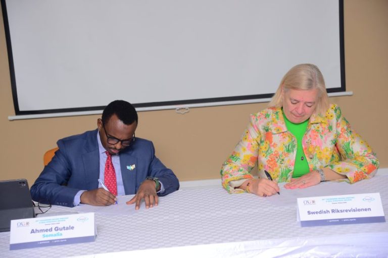 Somalia signed an MoU with the Swedish National Audit Office.