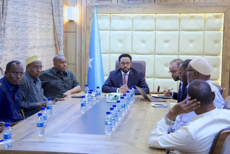 Somali Chamber of Commerce meets with the Finance Minister