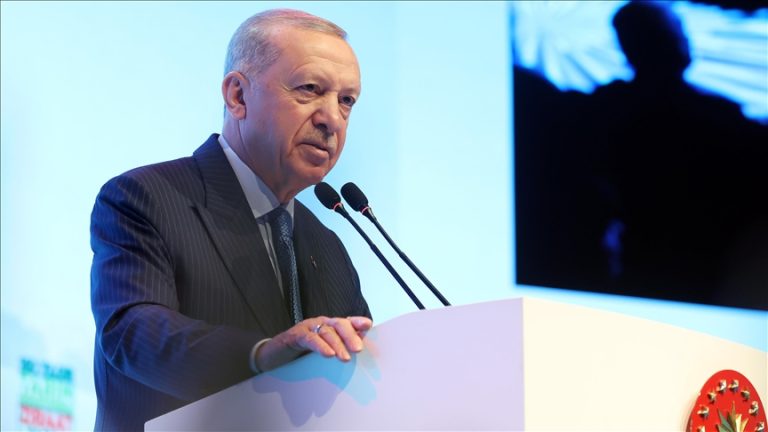 Water issues are fuelling problems throughout the world, Turkish President Erdogan says.