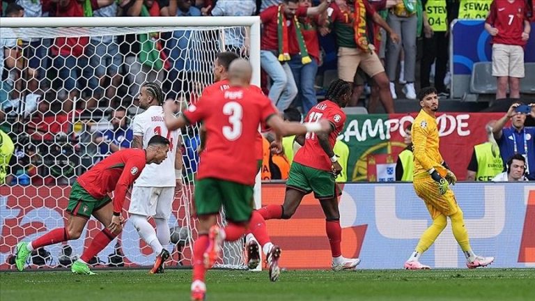Portugal qualified for the last 16 at EURO 2024.