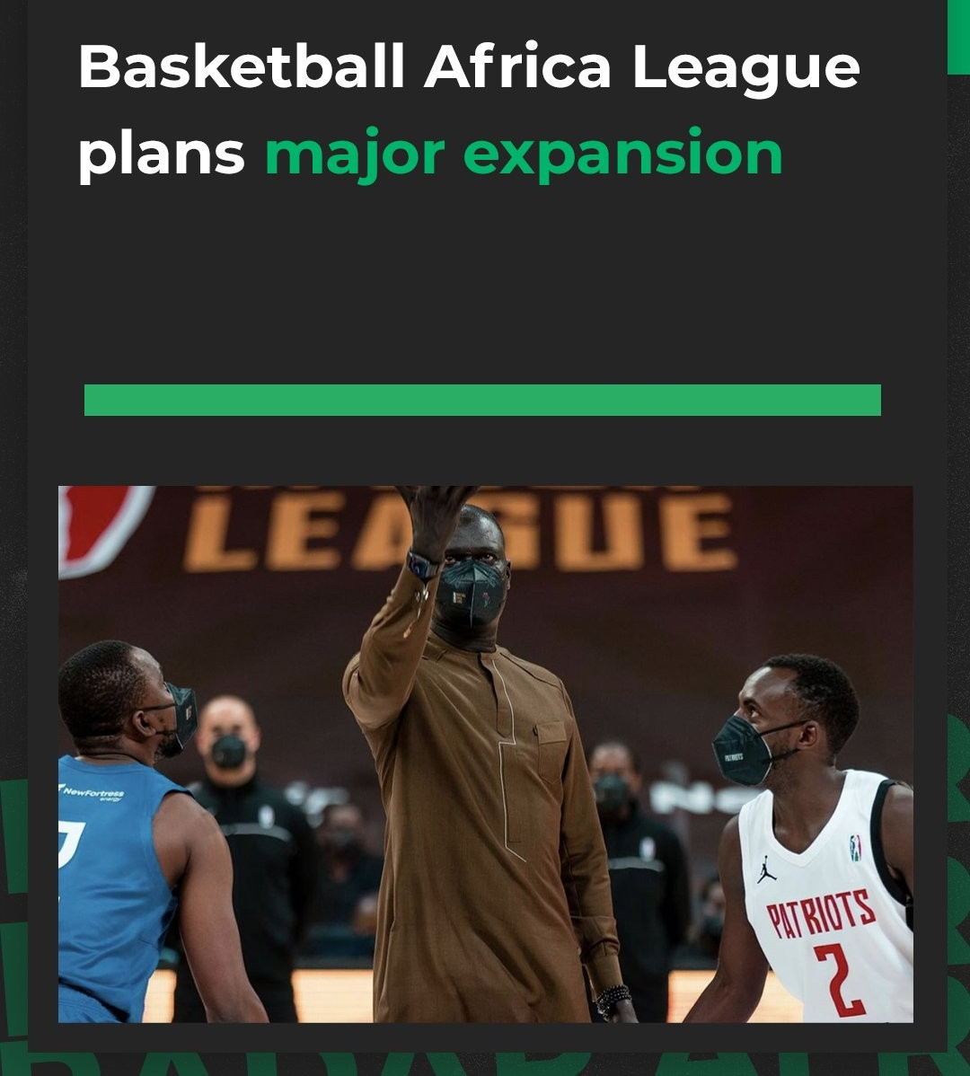 Basketball Africa League's major expansions in Africa