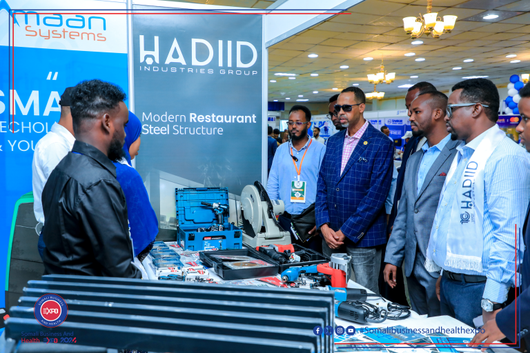 Hadiid Industries Groups at Somali Business & Health Expo, Mogadishu,June 2024