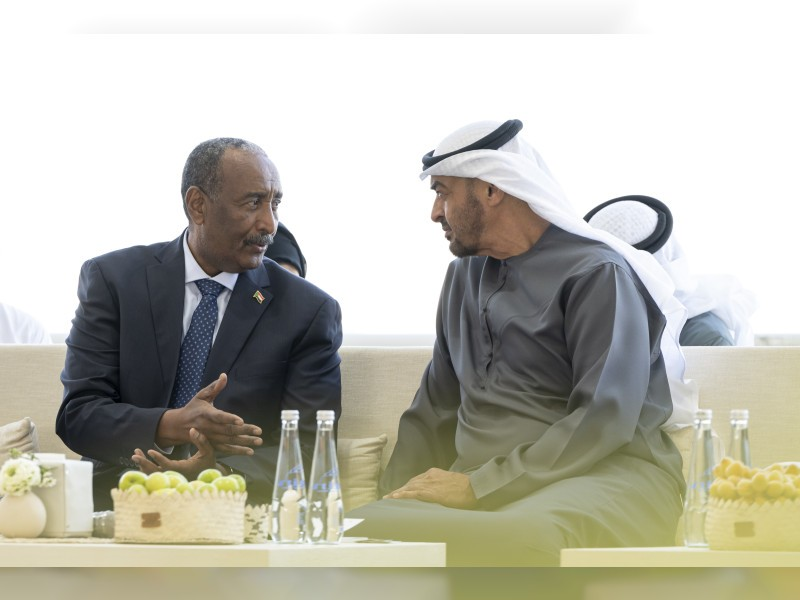 Dialogue Between Sudanese Sovereign Council Chairman Abdel Fattah Al-Burhan and United Arab Emirates President Mohamed bin Zayed