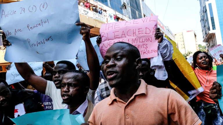 Uganda Protests Against Government Corruption