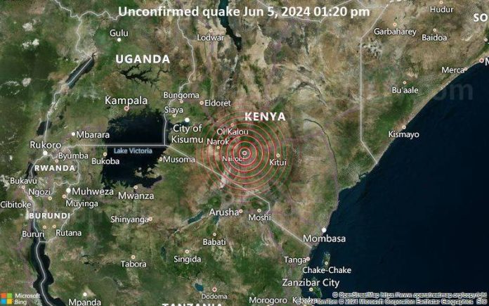 Tremor in Kenya