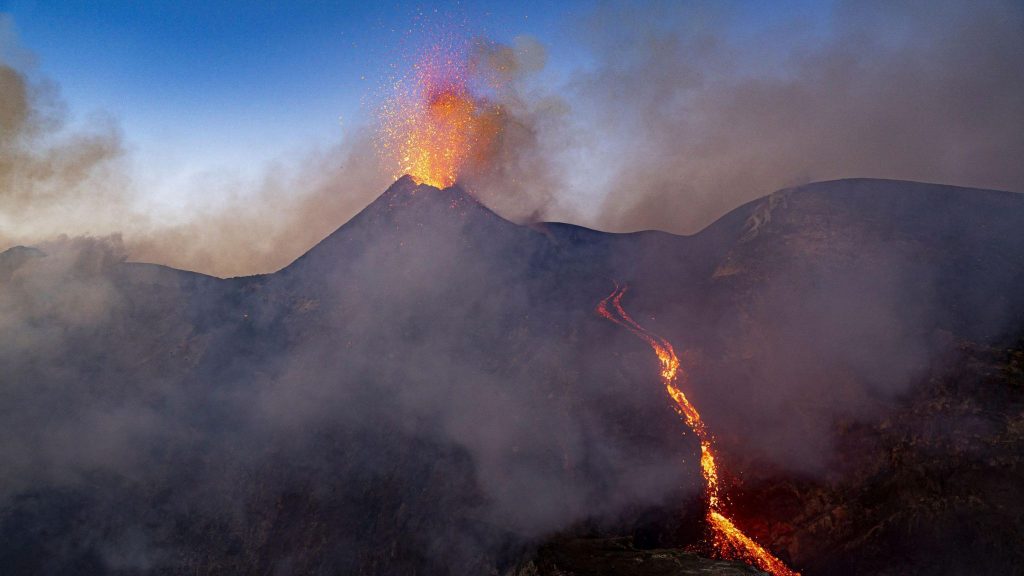 Mount Etna Erupts