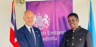 Key Meeting Between Somali Minister of Public Works and UK Ambassador Advances Reconstruction Efforts in Somalia