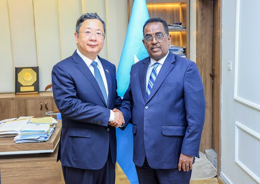 China and Somalia Deepen Ties in Key Meeting Between Ambassador Wang Yu and Minister Ali Yusuf Ali (Hosh)