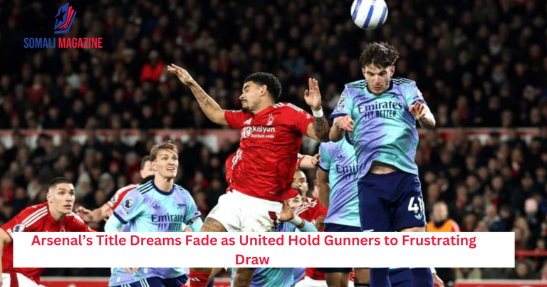 Arsenal’s Title Dreams Fade as United Hold Gunners to Frustrating Draw