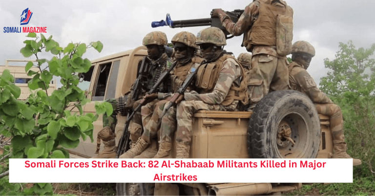Somali Forces Strike Back: 82 Al-Shabaab Militants Killed in Major Airstrikes