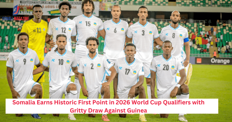 Somalia Earns Historic First Point in 2026 World Cup Qualifiers with Gritty Draw Against Guinea