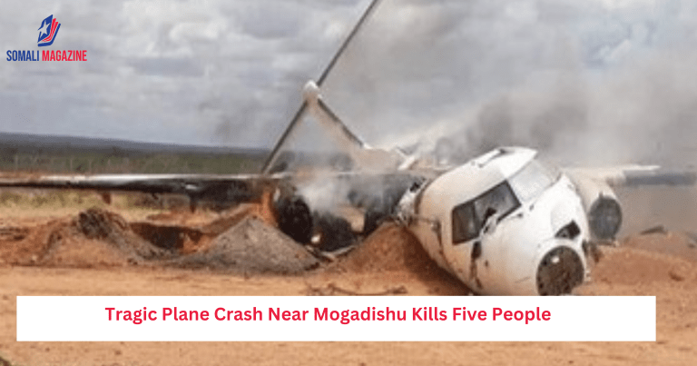 Tragic Plane Crash Near Mogadishu Kills Five People