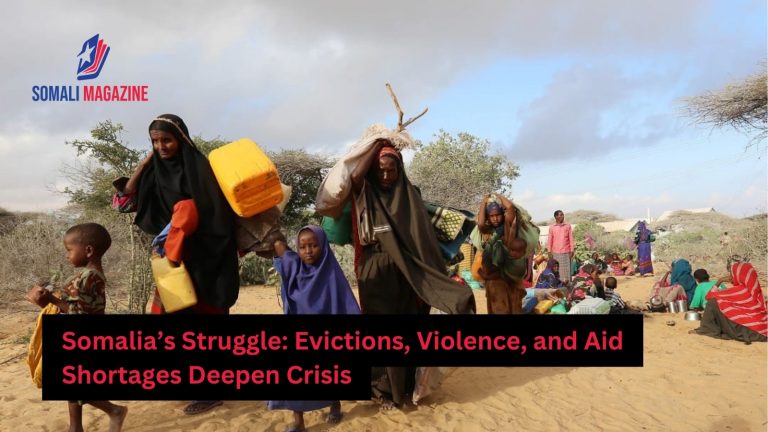 Somalia’s Humanitarian Crisis Deepens Amid Evictions, Violence, and Aid Shortages