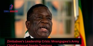 Mnangagwa Army Chief Removal Signals Escalating Power Struggle