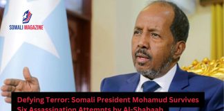 Somali President Mohamud Reveals Six Assassination Attempts by Al-Shabaab