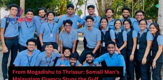 Somali Man in Dubai Goes Viral for Thrissur Malayalam Fluency