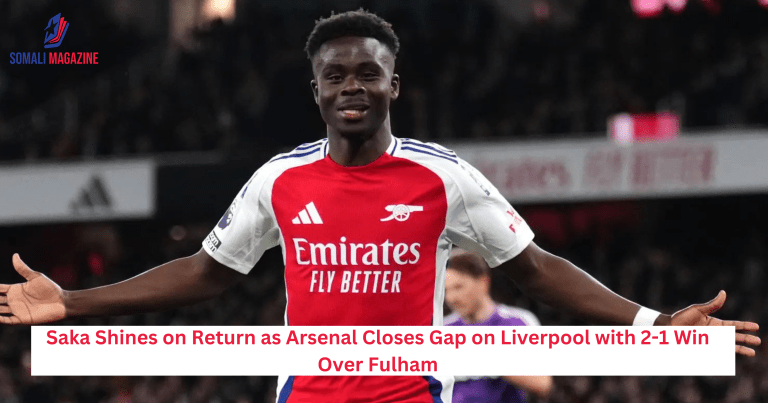 Saka Shines on Return as Arsenal Closes Gap on Liverpool with 2-1 Win Over Fulham