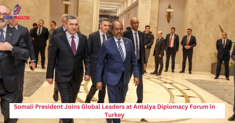 Somali President Joins Global Leaders at Antalya Diplomacy Forum in Turkey