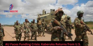 Kaberuka Returns from U.S. Empty-Handed for Somalia Mission, Says Faki