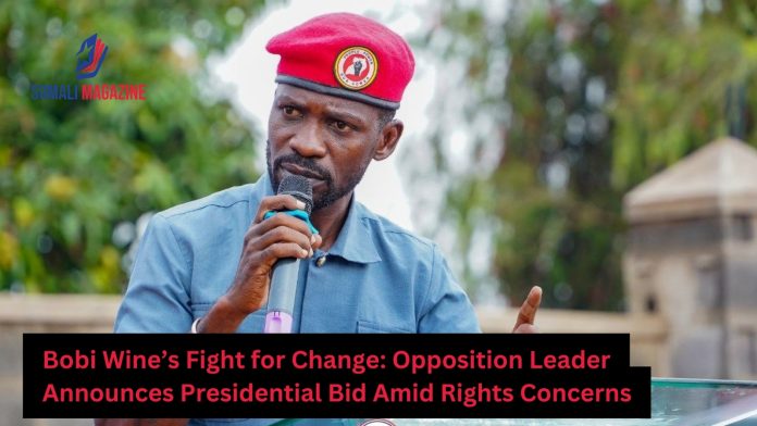 Bobi Wine Announces Presidential Bid, Criticizes Western Silence on Rights Abuses