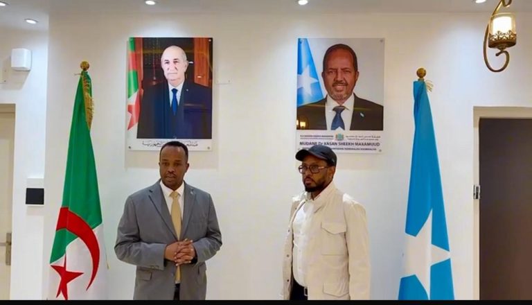 Somalia’s Finance Minister Visits Newly Opened Embassy in Algeria, Reinforcing Bilateral Ties