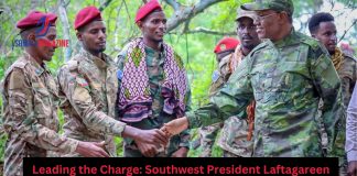 Southwest President Laftagareen Rallies Troops Ahead of Major Anti-Al-Shabaab Offensive