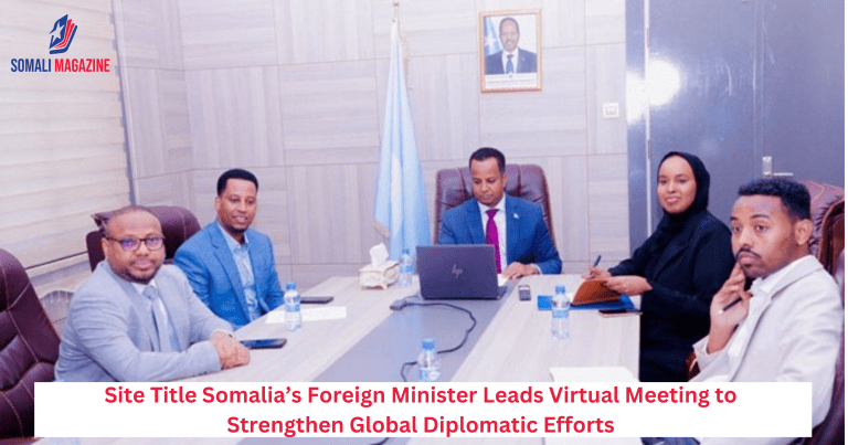 Somalia’s Foreign Minister Leads Virtual Meeting to Strengthen Global Diplomatic Efforts