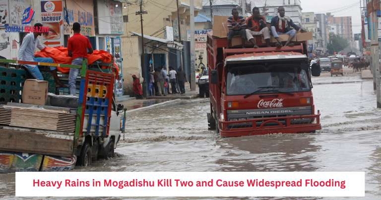 Heavy Rains in Mogadishu Kill Two and Cause Widespread Flooding