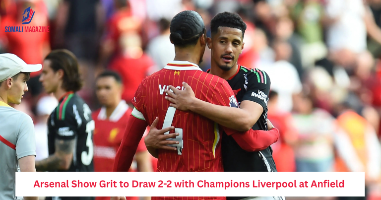 Arsenal Show Grit to Draw 2-2 with Champions Liverpool at Anfield
