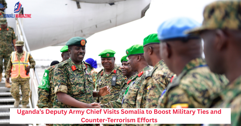 Uganda’s Deputy Army Chief Visits Somalia to Boost Military Ties and Counter-Terrorism Efforts