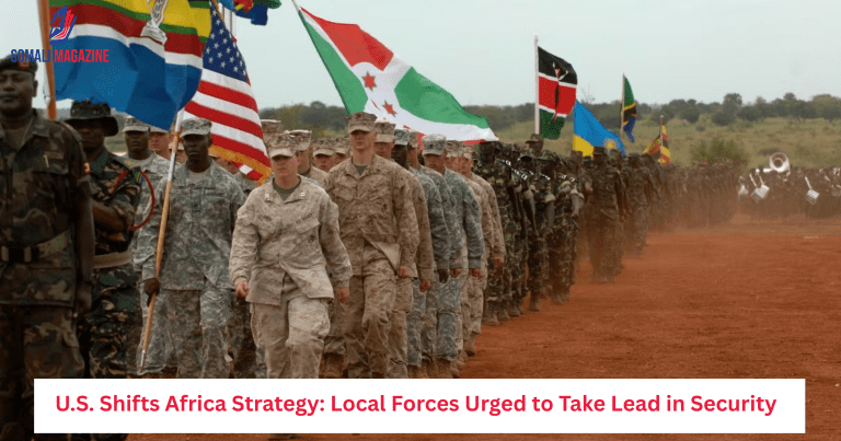 U.S. Shifts Africa Strategy: Local Forces Urged to Take Lead in Security