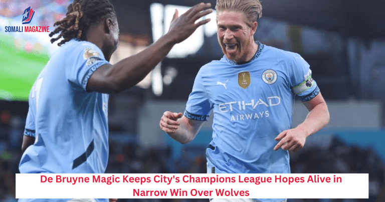 De Bruyne Magic Keeps City’s Champions League Hopes Alive in Narrow Win Over Wolves