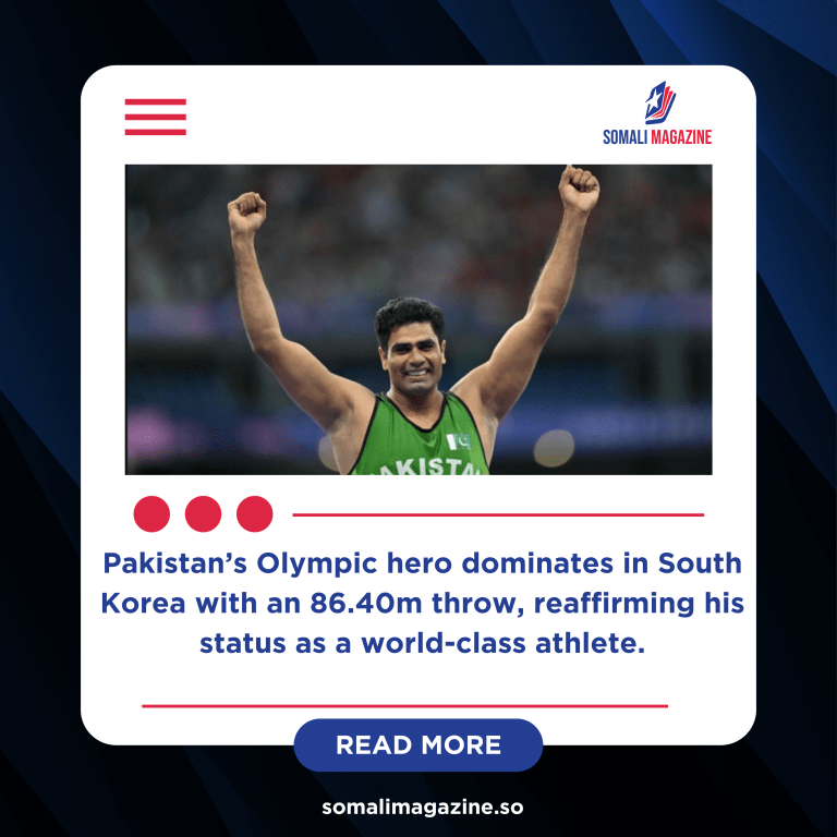 Arshad Nadeem Strikes Gold at Asian Athletics Championship with Stunning Javelin Throw