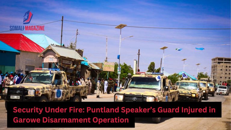 Tensions Rise in Garowe as Puntland Speaker’s Guard Injured in Police Operation