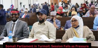 Somali Parliament Session Collapses Amid Mounting Pressure on Speaker