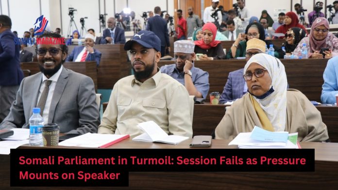 Somali Parliament Session Collapses Amid Mounting Pressure on Speaker