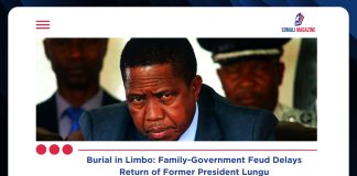 Former President Lungu’s Burial in Limbo as Family-Government Feud Escalates